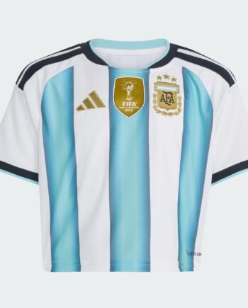 Argentina Home Jersey World Cup 2026 Crop Top-