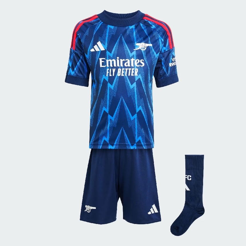 Arsenal Away Kit 2025 26 Little Boys-98