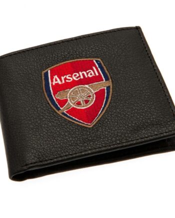 Arsenal Fc Broderet Pung Sort
