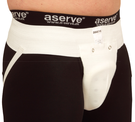 Aserve Skridtbeskytter  Inkl  Kop  Medium
