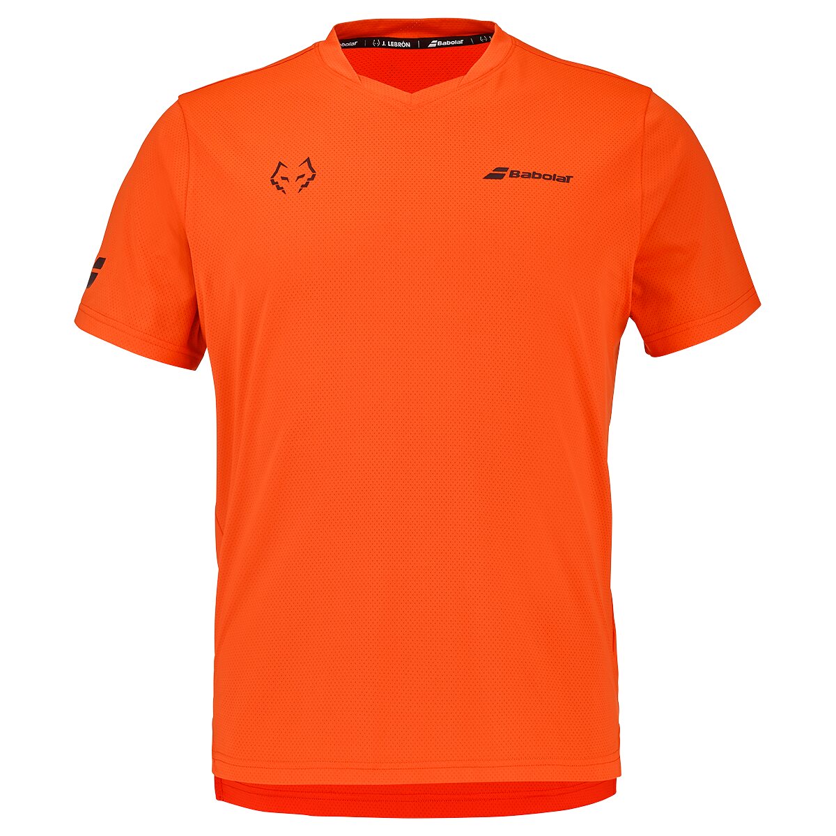 Babolat Crew Neck Tee Juan Lebron  Red Orange