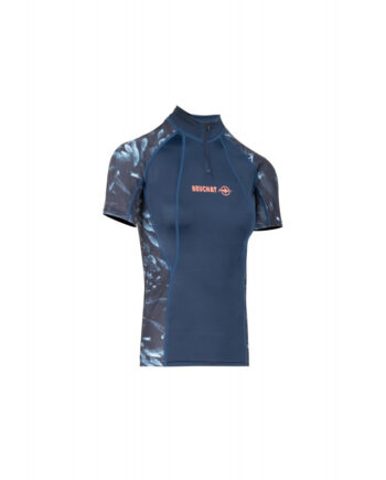 Beuchat Atoll Seaweed Kortærmet Rashguard Sort