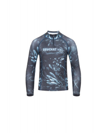 Beuchat Atoll Seaweed Langærmet Rashguard Junior   Mm Blå