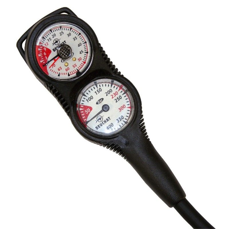 Beuchat Konsol-manometer Og Dybdemåler 300 Bar