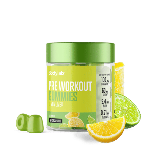 Bodylab Pre Workout Gummies  60 Stk  Lemon Lime