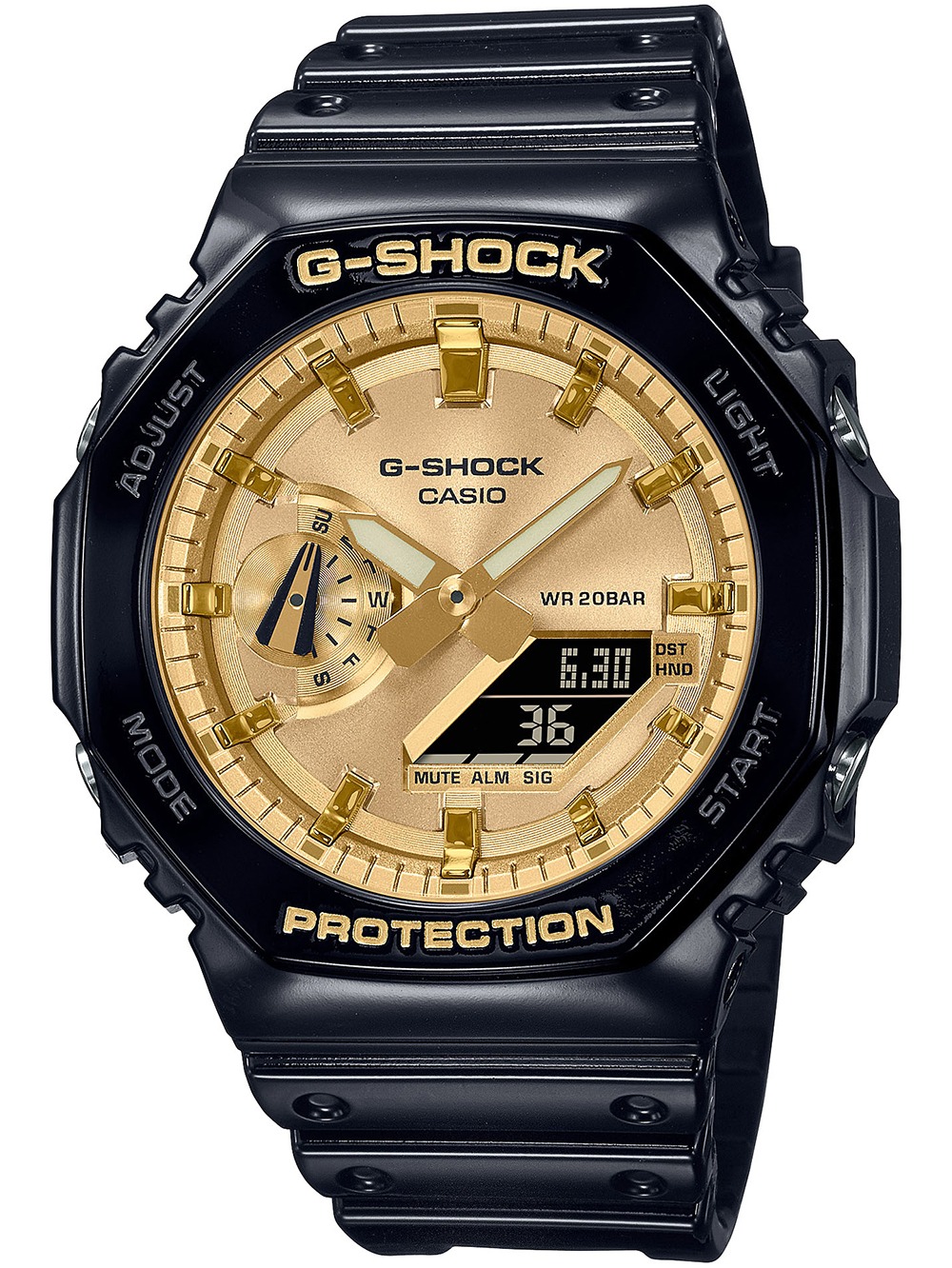 Casio Ga-2100gb-1aer Herreur  -shock Classic