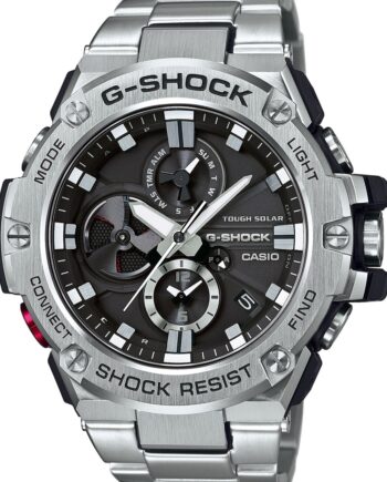 Casio Gst-b100d-1aer Herreur  -steel Radiostyret Ur