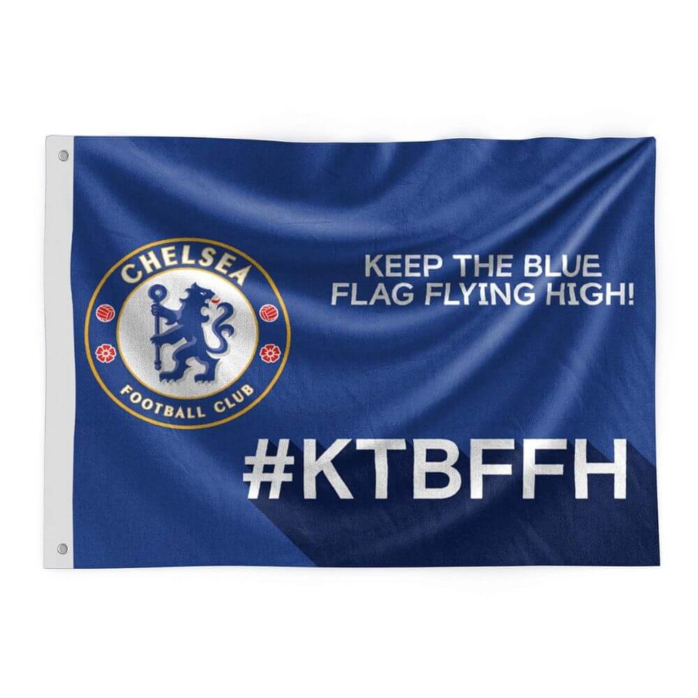 Chelsea Fc Slogan Flag