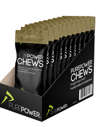 Purepower Chews Frugtmix 12x40