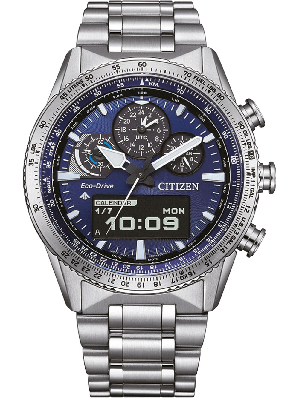 Citizen Jv2000-51l Herreur Promaster Sky Eco-drive Pilotur