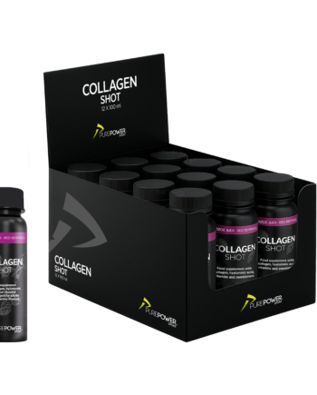 Collagen Shot Rødebær 12 Shots