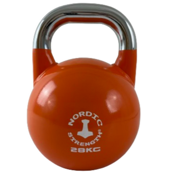 Competition Kettlebell 28 Kg Orange Nordic Strength