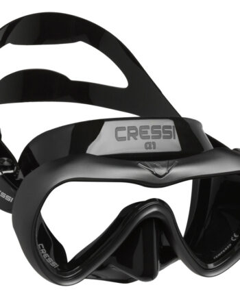 Cressi A1 Dykkermaske Sort   Grafit