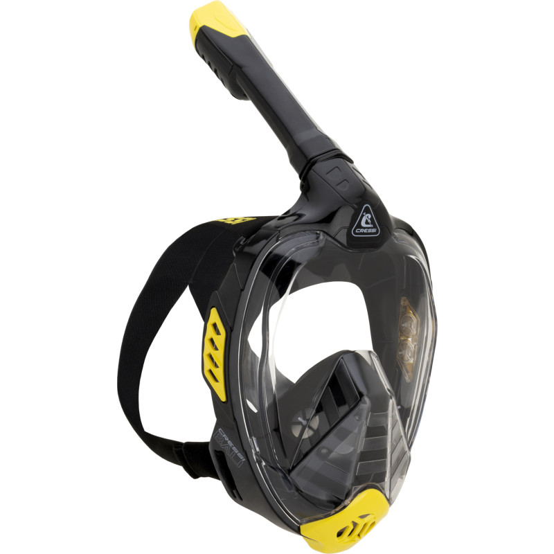 Cressi Bali Full Face Maske Sort   Gul