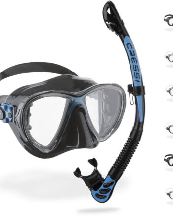 Cressi Big Eyes Evolution   Alpha Ultra Dry Snorkel Combo