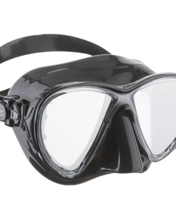 Cressi Big Eyes Evolution Dykkermaske Klar   Sort   Sort   Sølv Mirrored Lens