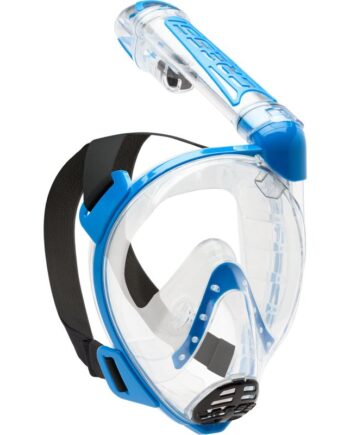 Cressi Duke Full Face Maske Klar   Blå