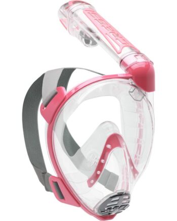 Cressi Duke Full Face Maske Klar   Pink