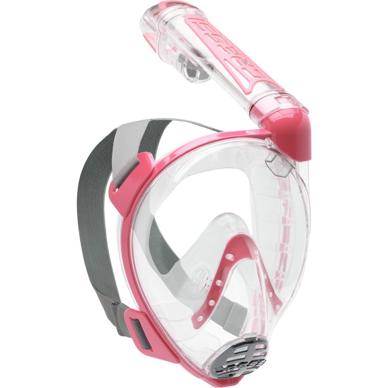 Cressi Duke Full Face Maske Klar   Pink