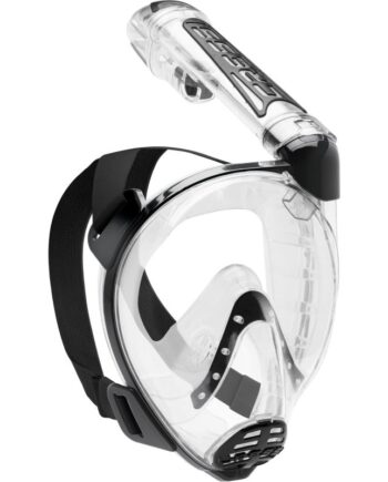 Cressi Duke Full Face Maske Klar   Sort