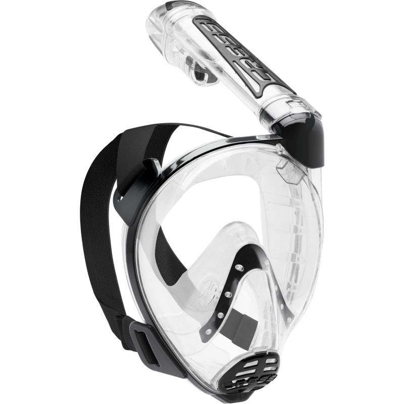 Cressi Duke Full Face Maske Klar   Sort