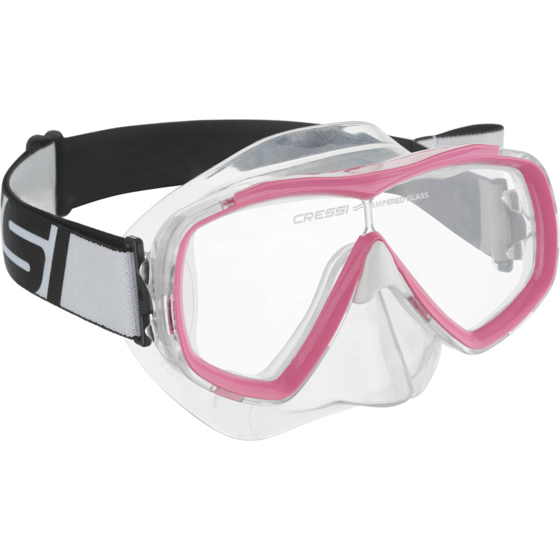 Cressi Estrella Tx Junior Dykkermaske Klar   Pink