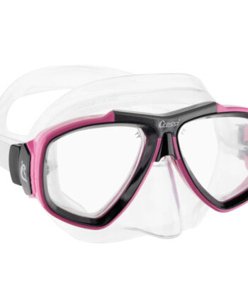 Cressi Focus Dykkermaske Klar   Pink