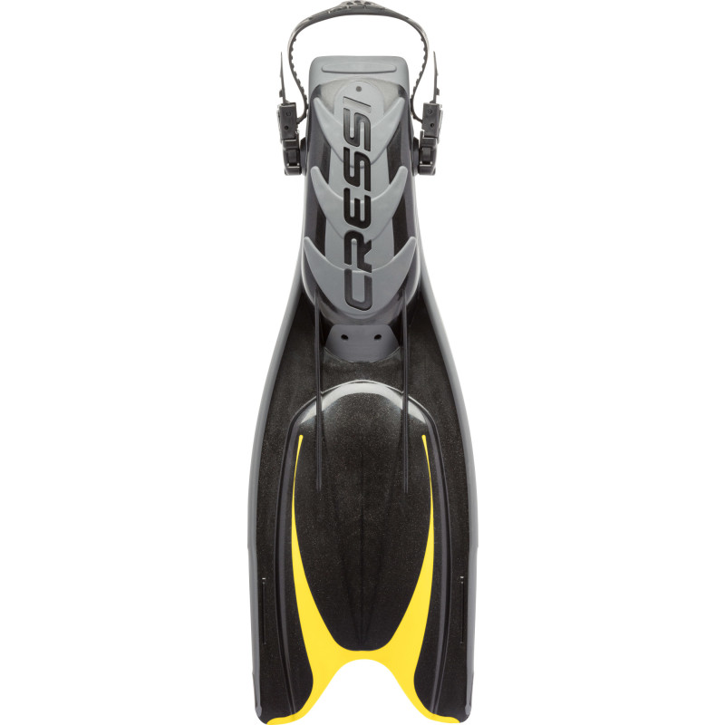 Cressi Frog Plus Finner Sort   Gul
