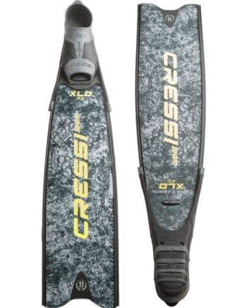 Cressi Gara Turbo Carbon Finner Camo Grå