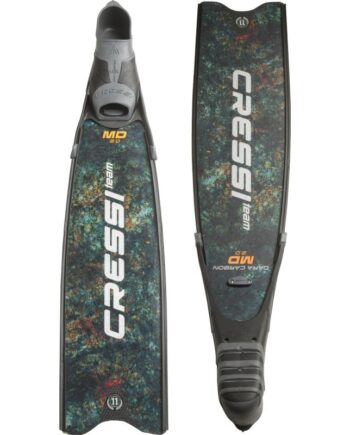 Cressi Gara Turbo Carbon Finner Camo Grøn