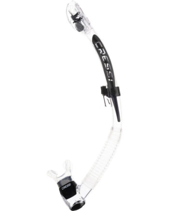 Cressi Itaca Ultra Dry Snorkel Klar Sort