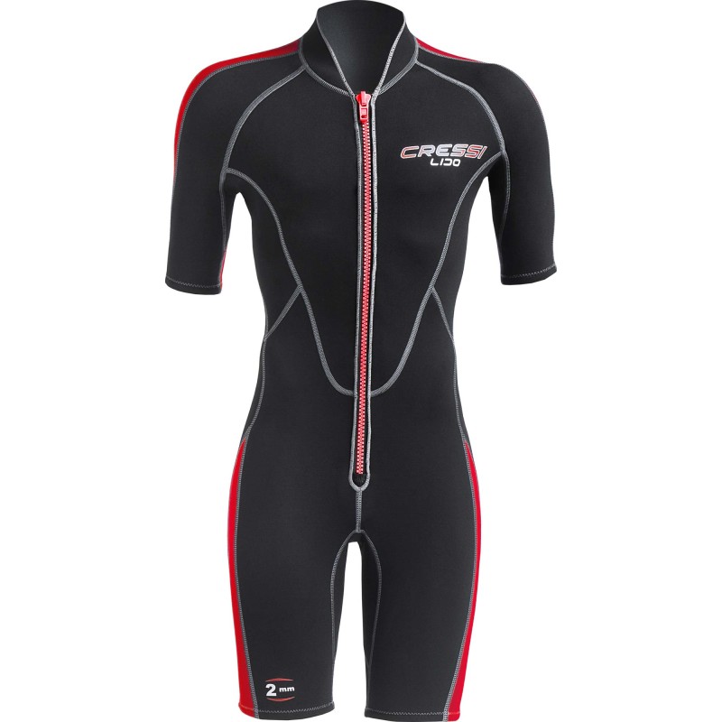 Cressi Lido Shorty Herre Mm Rød