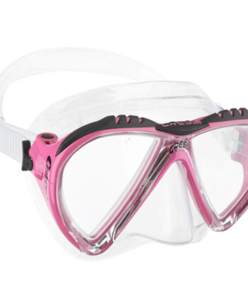 Cressi Lince Dykkermaske Klar   Pink