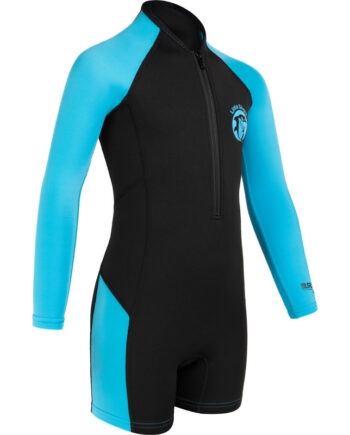 Cressi Little Shark Shorty Junior   Mm Blå Langærmet