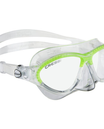 Cressi Moon Dykkermaske Klar   Lime