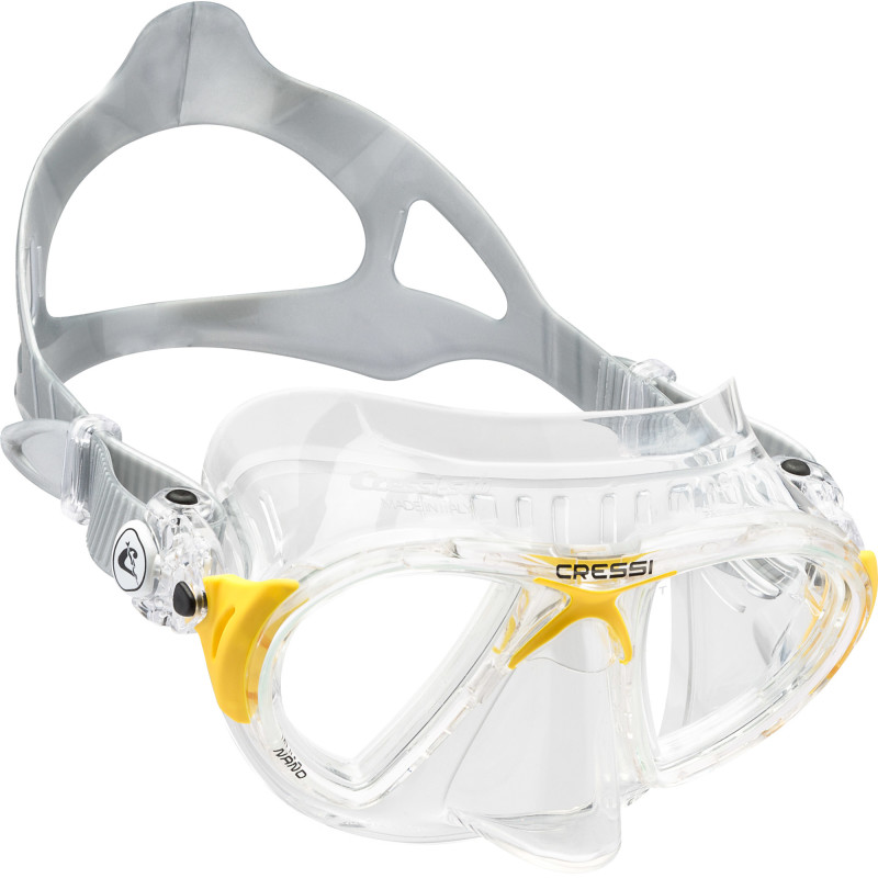 Cressi Nano Dykkermaske Crystal Gul