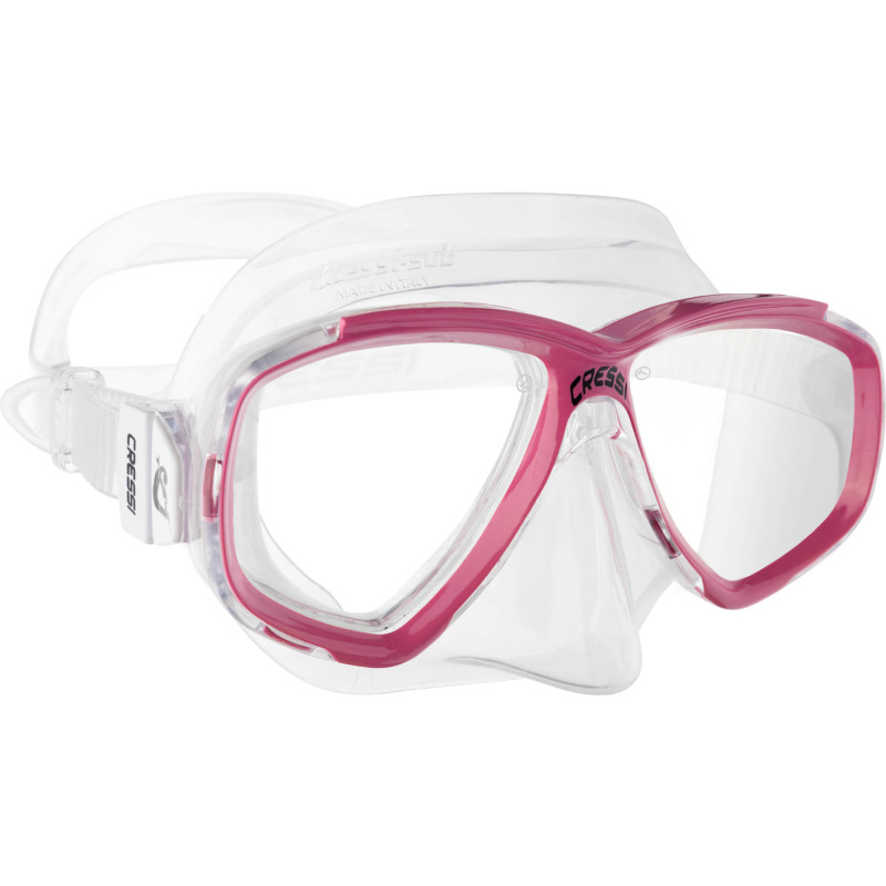 Cressi Perla Dykkermaske Klar   Pink