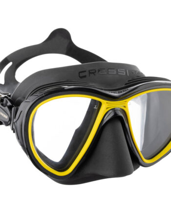 Cressi Quantum Dykkermaske Sort   Gul