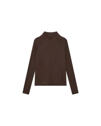 Cuera Active Zip Cardigan  Dark Brown  Xs