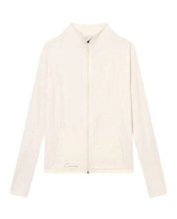 Cuera Active Zip Cardigan  Off White