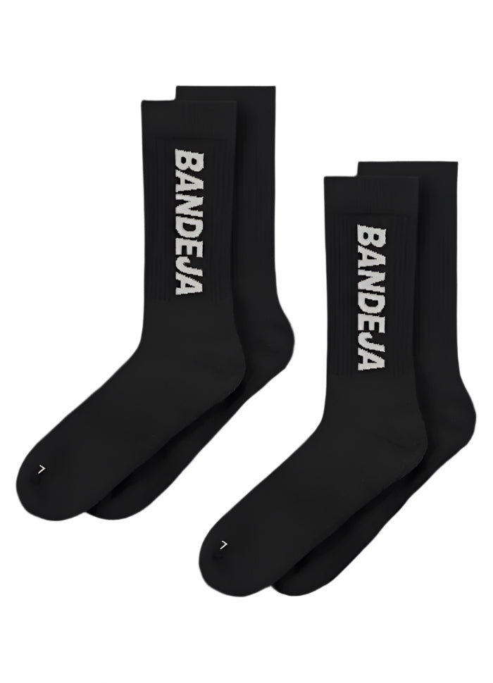 Cuera Bandeja Padel Strømper   -pak  Sort Sand  36-40