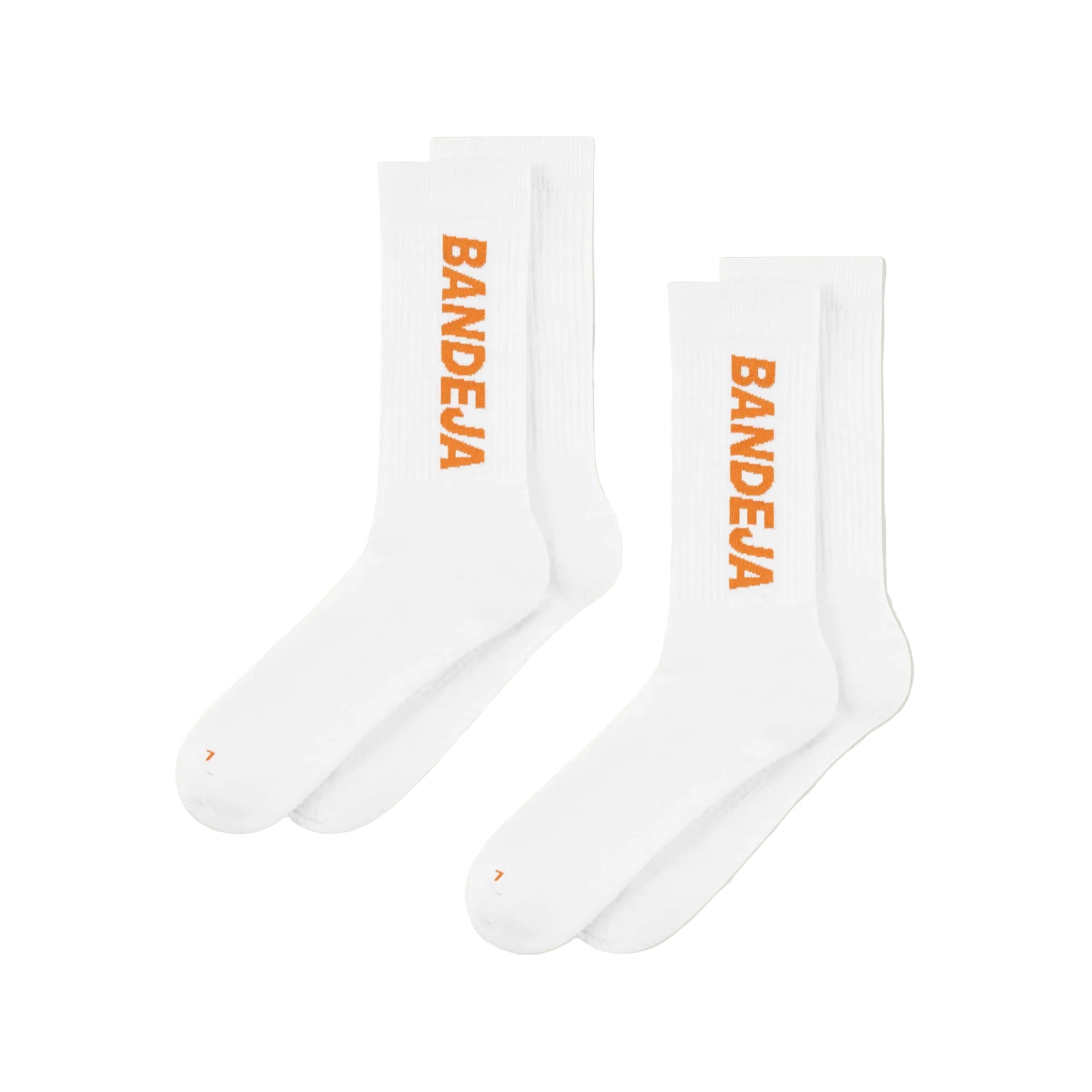 Cuera Bandeja Padel Strømper   -pak  Hvid Orange  36-40