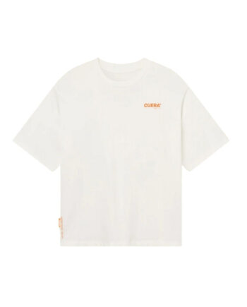 Cuera Offcourt Logo  -shirt  Off White    Orange