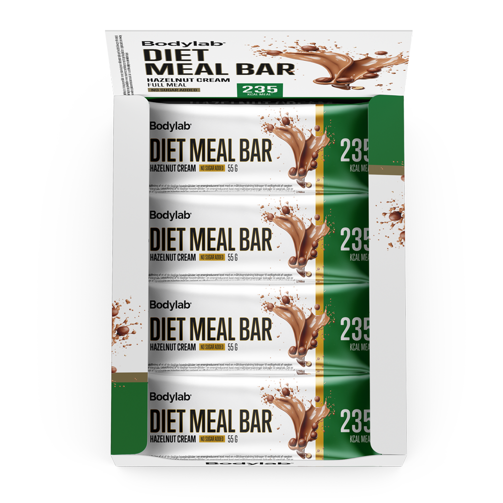 Diet Meal Bar  12   55    Hazelnut Cream  Bedst Før 21-08-2026
