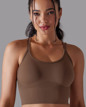 Enduranceflex Sports Bh Coffee Small   Coffee
