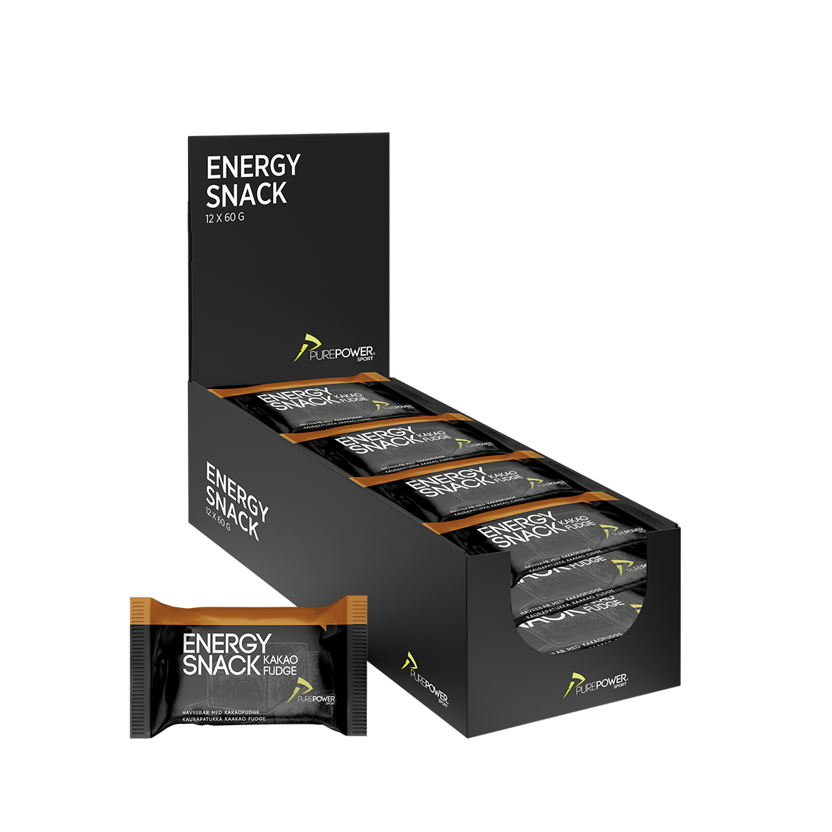 Energy Snack Kakao Fudge 12x60