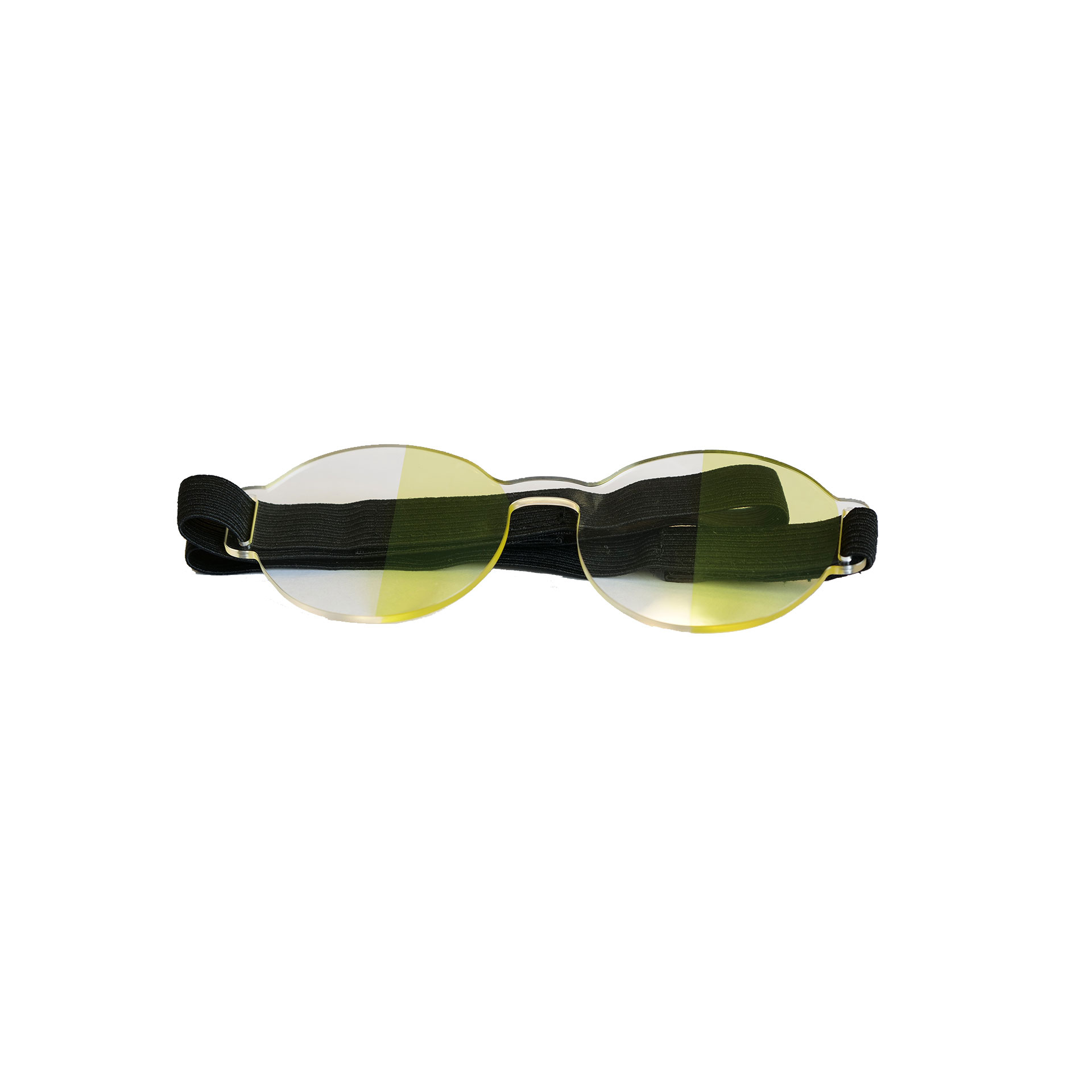Farve Spectrum Halv-felt Brille  Gul   Transparent