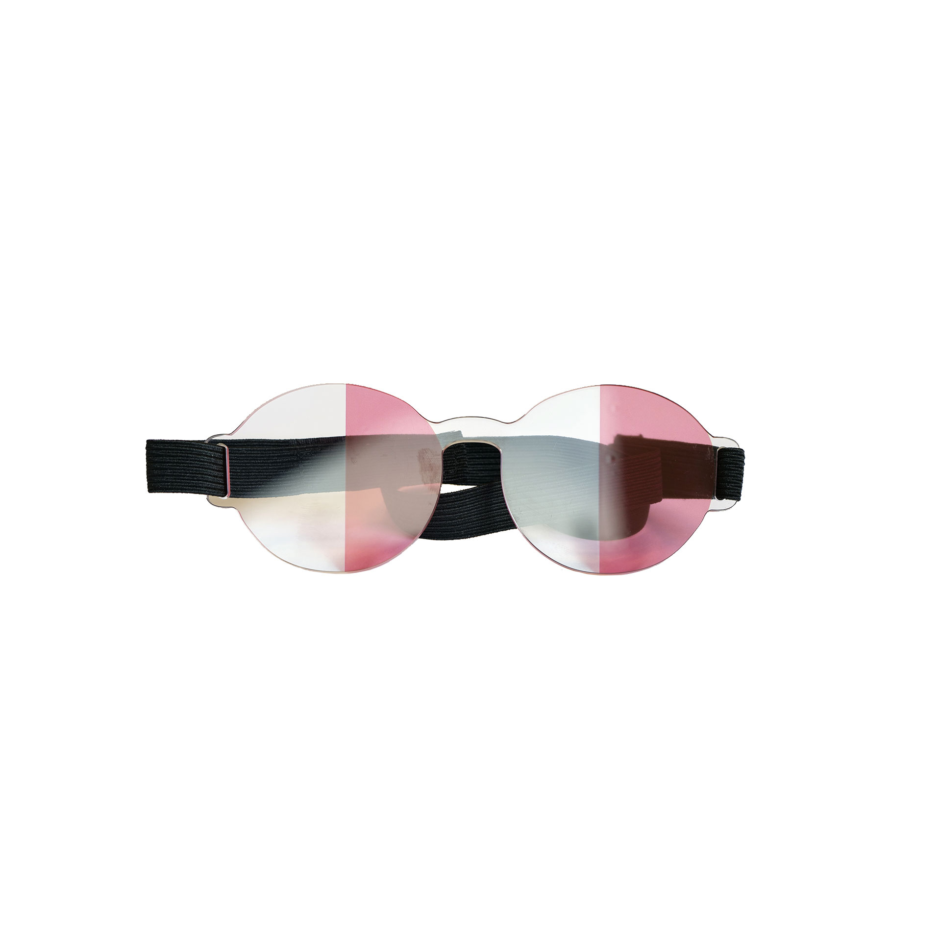 Farve Spectrum Halv-felt Brille  Rød   Transparent