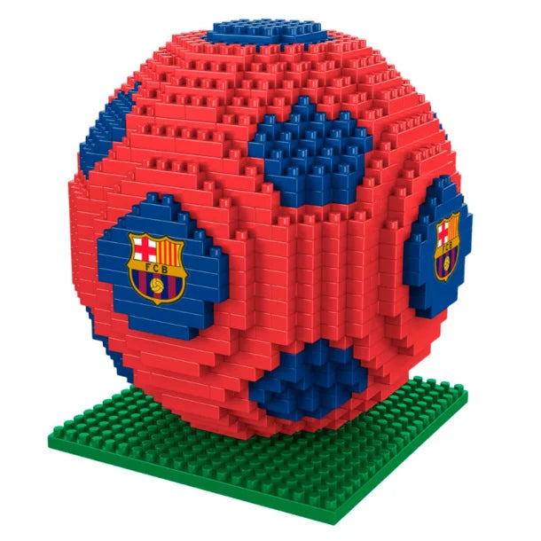 Fc Barcelona Br   3d Fodbold  Kreativt Byggesæt