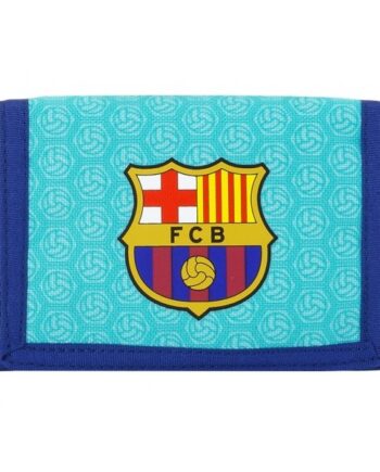 Fc Barcelona Wallet Turquoise Blue-one-size